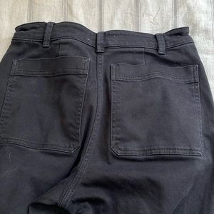 Wide bottom teen girls size 8 black jeans